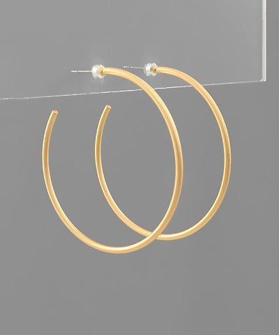 Wire Open Hoops