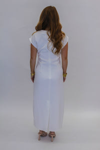 This Moment Midi Dress- White