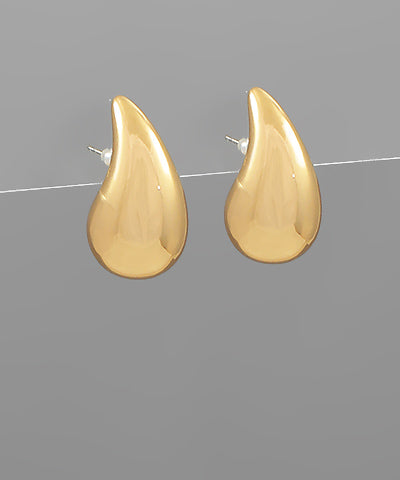 Teardrop Shape CCB Earrings