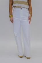 Load image into Gallery viewer, Into You High-Waist Straight Wide Pants- White
