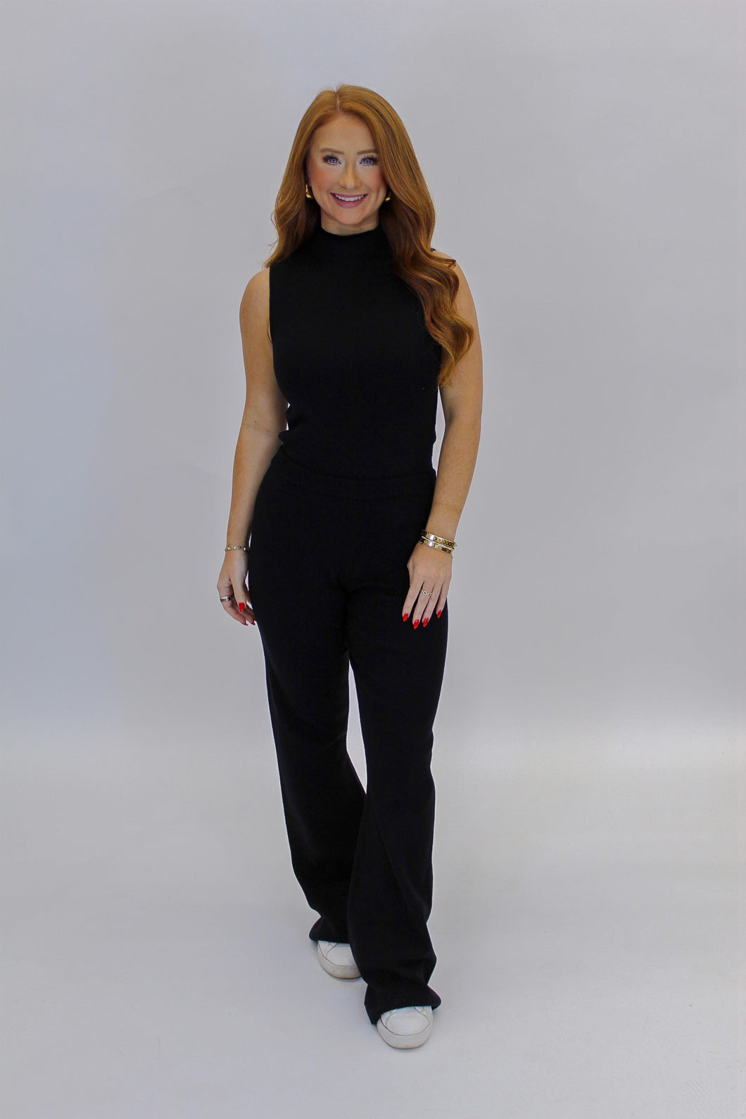 Ryland Sweater Set Pants- Black