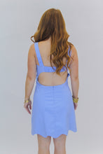 Load image into Gallery viewer, Harley Scoop Neck Dress- Baby Blue
