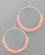 Load image into Gallery viewer, Half Beaded Earrings
