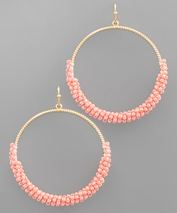 Half Beaded Earrings