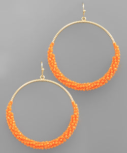 Half Beaded Earrings