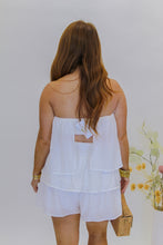 Load image into Gallery viewer, Pure Heart Tiered Romper- White
