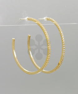 Studded Hoops