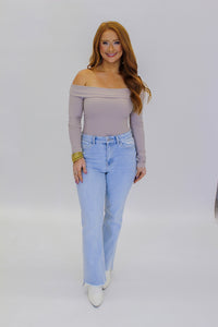 Bella High Rise Raw Hem Jeans