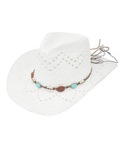 Load image into Gallery viewer, Stone Link Crochet Cowboy Hat
