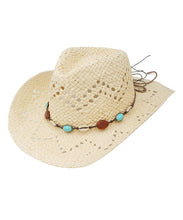 Load image into Gallery viewer, Stone Link Crochet Cowboy Hat
