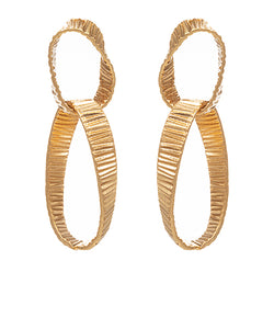 Linked Double Ring Earrings