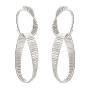 Load image into Gallery viewer, Linked Double Ring Earrings
