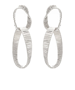 Linked Double Ring Earrings