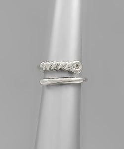 Screw Shape Spiral Ring