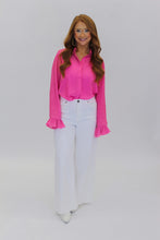 Load image into Gallery viewer, Candy Bell Sleeve Blouse- Pink
