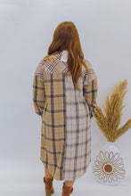 Load image into Gallery viewer, Find Me Plaid Midi Shacket
