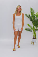 Load image into Gallery viewer, Chill Out Set Ribbed Tank-Natural
