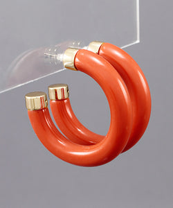 Capped Acrylic Hoops