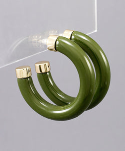 Capped Acrylic Hoops