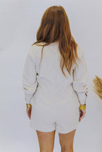 Load image into Gallery viewer, Take Forever Corduroy Button Romper- Cream
