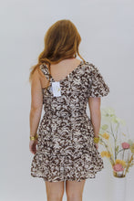 Load image into Gallery viewer, Ryland Floral Ruched Dress-Coco
