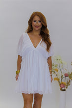 Load image into Gallery viewer, The One Puff Sleeve Dress - White
