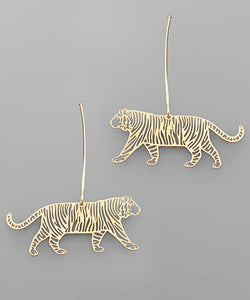 Tiger Filigree Earrings