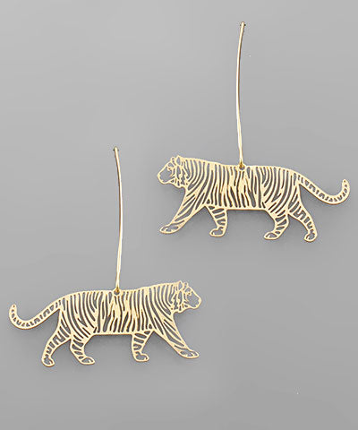 Tiger Filigree Earrings