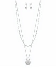 Load image into Gallery viewer, Layered Dome Teardrop Necklace Set
