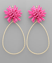 Load image into Gallery viewer, Flower Teardrop Earrings
