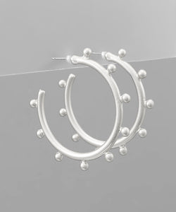 Ball Studed Hoops