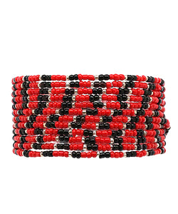 Row Seed Bead Bracelet Set