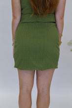 Load image into Gallery viewer, Mer Slit Skirt Set- Olive
