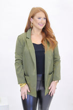 Load image into Gallery viewer, Olive Boyfriend Blazer
