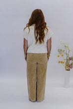 Load image into Gallery viewer, Candice Washed Corduroy Wide Leg Pants- Taupe
