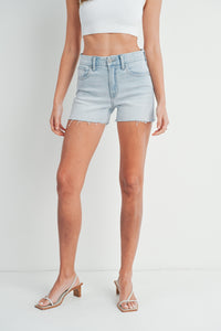 Baby Blue Denim Shorts