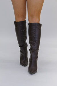 Bellfleur Knee High Boot- Brown