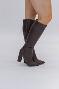 Bellfleur Knee High Boot- Brown