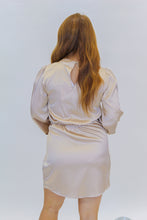 Load image into Gallery viewer, Weekend Ready Mock Neck Dress- Taupe
