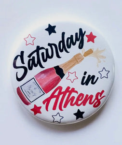 Saturday in Athens Button