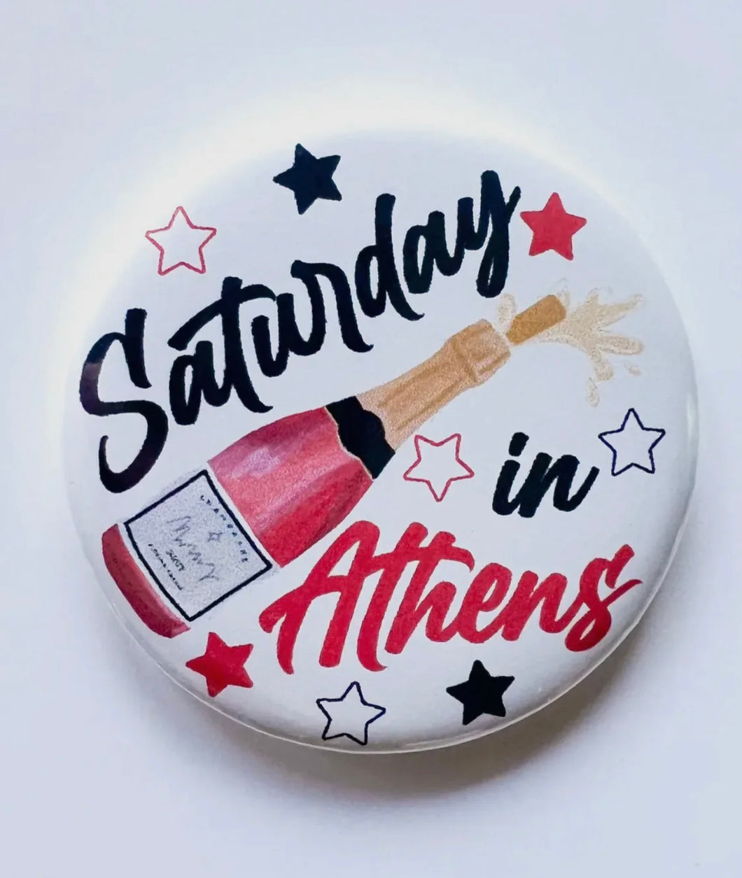 Saturday in Athens Button