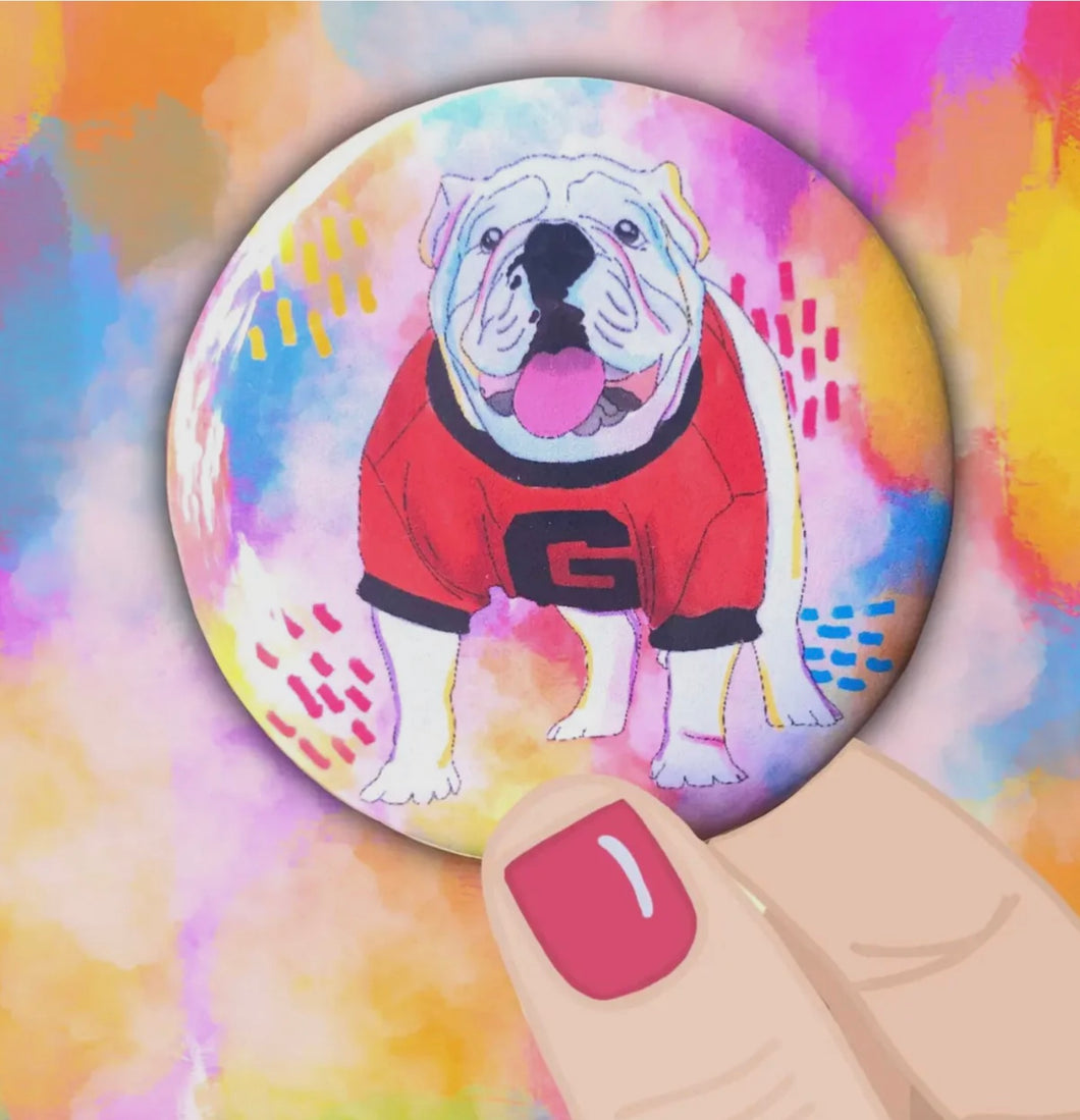 Colorful Dawg Button