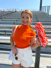 Load image into Gallery viewer, Halsey High Neck Knit Top- Orange
