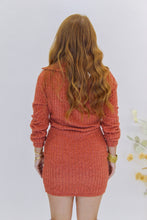 Load image into Gallery viewer, Kiki Brushed Ribbed Dress-Rust
