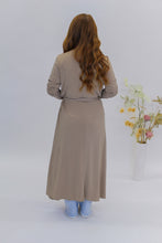 Load image into Gallery viewer, Mari Long Belted Cardigan - Taupe
