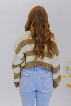 Load image into Gallery viewer, Vanilla Bean Stripped Sweater
