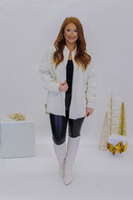 Load image into Gallery viewer, Get The Look Button Up Shacket-Cream
