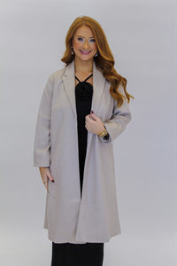 Teagan Oversized Coat- Oatmeal