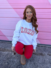 Load image into Gallery viewer, XOXO Red Sweatshirt *PREORDER*
