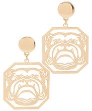 Load image into Gallery viewer, Bulldog Filigree Earrings
